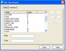 Eksempel på tilretning Tag Codes 17/03/2008 17