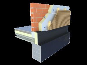 med en struktureret aluminiumkompositfolie. UTHERM Wall A fremstilles i overensstemmelse med EN 13165 og svarer til brandklasse D-s2-d0 i overensstemmelse med EN 13501-1.