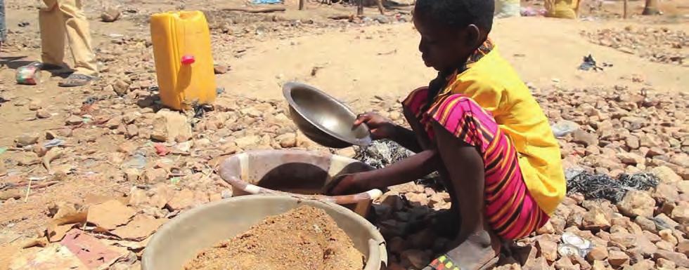 Historien om Elisa Elisa i guldminen VERDENSMÅL 1 Afskaf fattigdom Delmål 1.1 Afskaf ekstrem fattigdom Elisa er 9 år. Hun bor i Burkina Faso i Afrika. I Burkina Faso er det meget varmt.