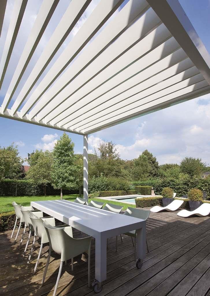 Enkel overdækning til mange formål! Renson Ellice overdækker effektivt din terrasse eller spiseområde og designet er slankt og moderne.