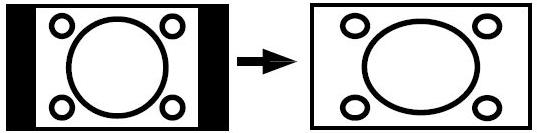 Auto: Når et WSS (Wide Screen Signalling) signal, der viser billedformatet, er indeholdt i udsendelsessignalet eller