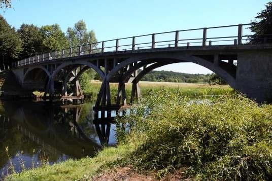 Amtmand Hoppes Bro ved Langå Danmarks første vejbro udført i jernbeton.