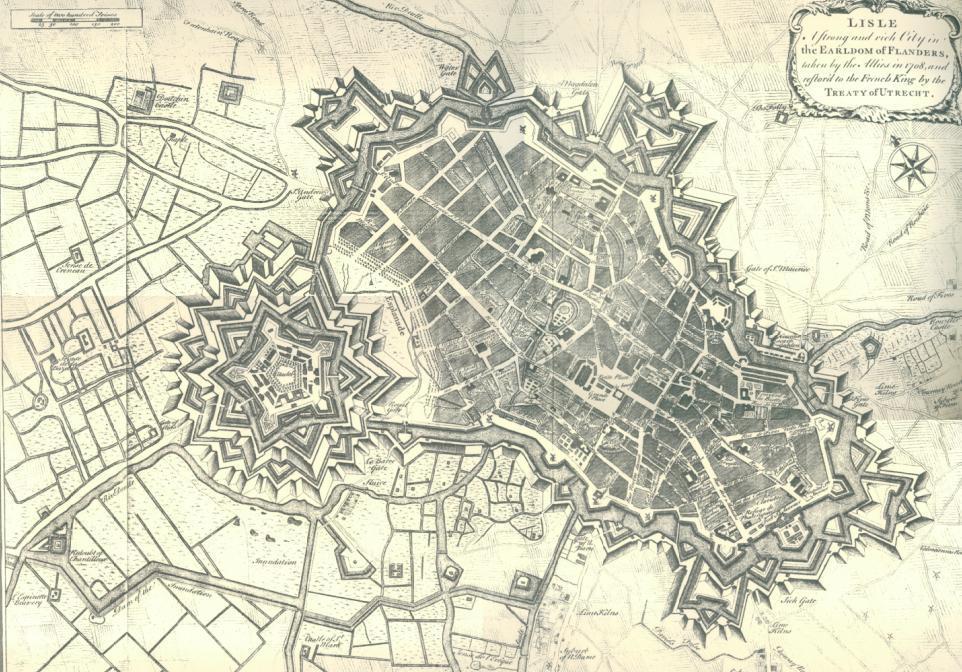 Belejringen af Lille 1708 Kilde: