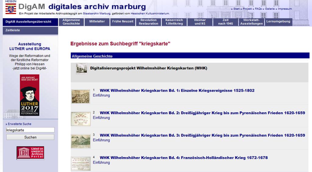 Marburgs digitale arkiv Digitales Archiv Marburg (digam.
