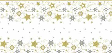 Sparkling Stars, airlaid 80 x 80 cm 50 50