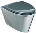 Ifö Public Steel WC-skål Rustfri wc-skål til vægmontering med teflonbelægning indvendigt i skålen. I leveringen indgår: Monteringssæt Ifö nr.