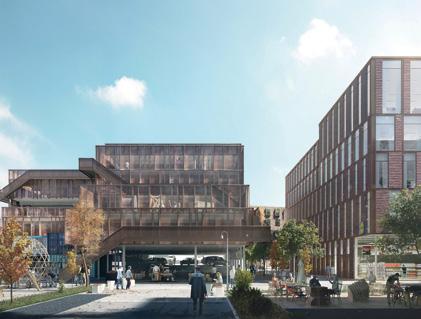 NEW AARCH Den nye arkitektskole bliver nabo til Æggepakkeriet ultimo 2020.
