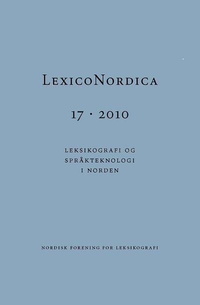 LexicoNordica Titel: Sprogteknologiske ressourcer for islandsk leksikografi Forfatter: Eiríkúr Rögnvaldsson Kilde: URL: LexicoNordica 17, 2010, s.181-195 http://ojs.statsbiblioteket.dk/index.