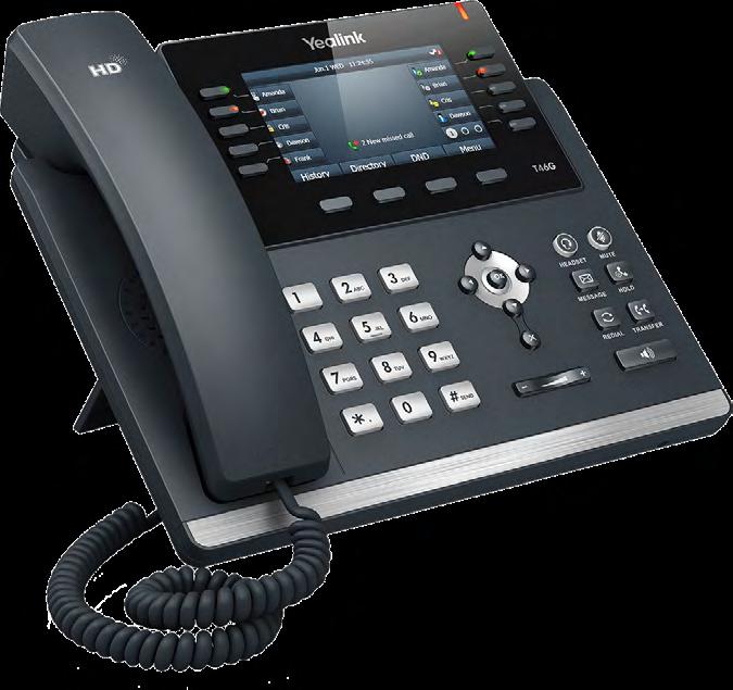 gode udstyr til telefoni T57W Justerbar 7" touchskærm Integreret