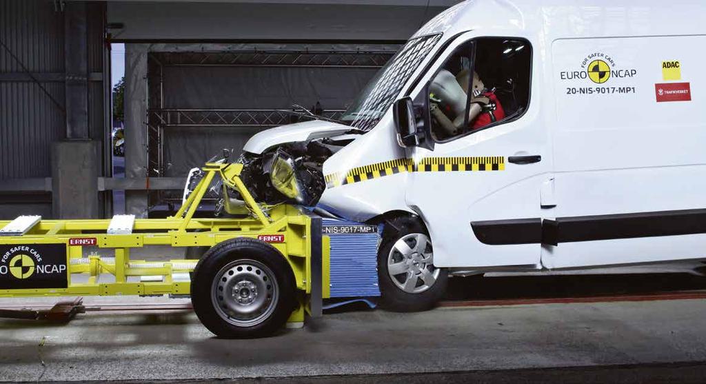 Sikkerheden i flere varebiler fejlede i en stor Euro NCAP-test. forbedret trafiksikkerheden i nye biler, men bilister risikerer alligevel at køre rundt med falsk tryghed.