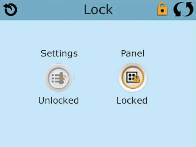 Låsning/Oplåsning De samme trin bruges til at låse og låse op.