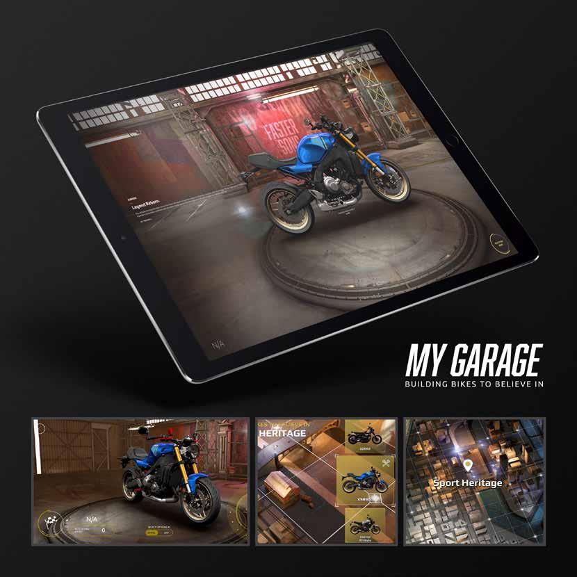 Byg den samling, du altid har drømt om, med den gratis app MyGarage Appen MyGarage er den bedste måde at opbygge din drømmesamling af Yamahamotorcykler og den er helt gratis og fås til ios og Android!