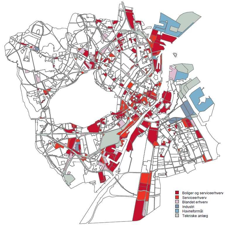 Metode 3. Metode I dette kapitel redegøres der for analysens metode, herunder analysedesign, kilder og afgrænsning. 3.1 Udvælgelse af by- og erhvervsområder Kommunen har udvalgt nedenstående byområder til et serviceeftersyn.