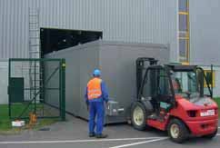 Tilbehør/udstyr Til brandsikre BCK-containere F90 Levering af en BCK