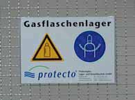 Gasflaskecontainer model GFL-C giver optimal beskyttelse mod vejrlig, synlighed og