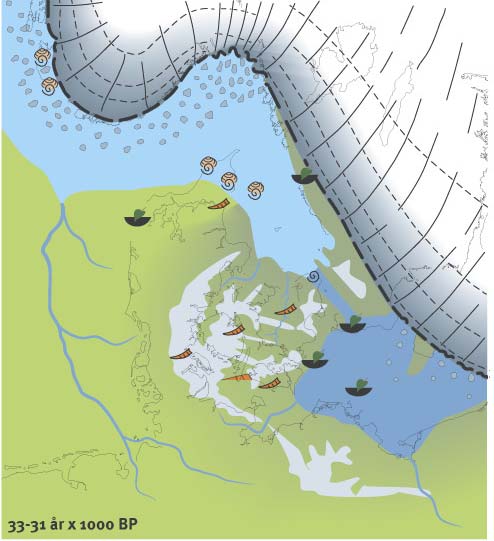 000 år siden skød en baltisk isstrøm, Ristinge Fremstødet, ind over Danmark.