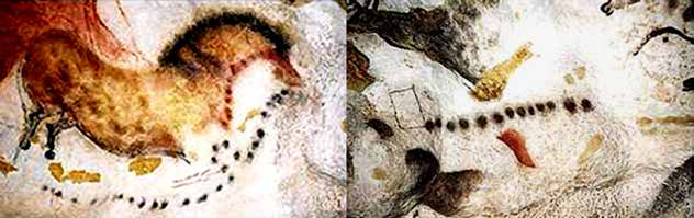 Plejaderne tidligt i magiens tjeneste I vores forhistorie var også Plejaderne tidligt i fokus. På de berømte hulemalerier. der viser motiver med forskellige dyr som heste, okser, hjorte etc.
