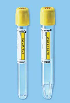 Bedst på messen! V-Monovette Urin Z Tætsluttende vakuumsystem til urinprøver.