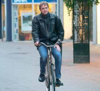 Odense Cykelby I 33 Cykelbarometeret er et pejlemærke i bybilledet. Cyklister kan følge med i, om antallet af cykelture stiger i forhold til sidste år.