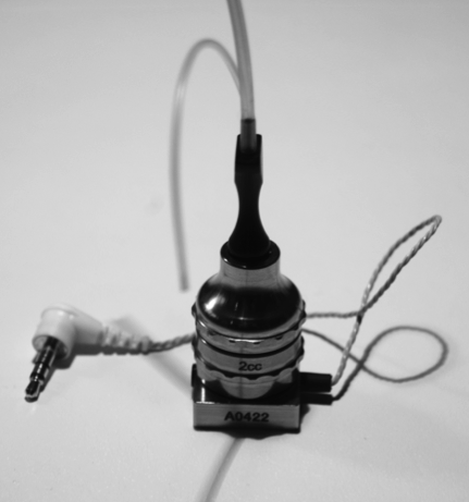 BTE-adapter koblet til 2cc-kobler og