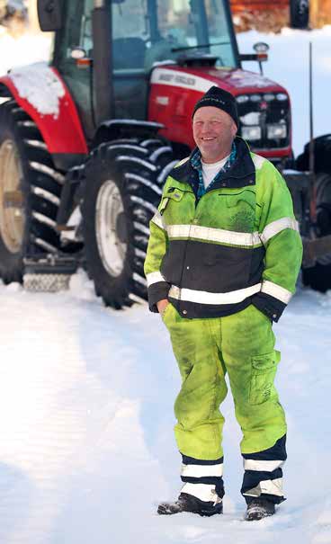 Redskabskatalog Drivex Lars Svensson tog chancen for at udvide entreprenørvirksomheden, da det daværende Vägverket i 2008 ombyggede den vej, der går forbi gården.