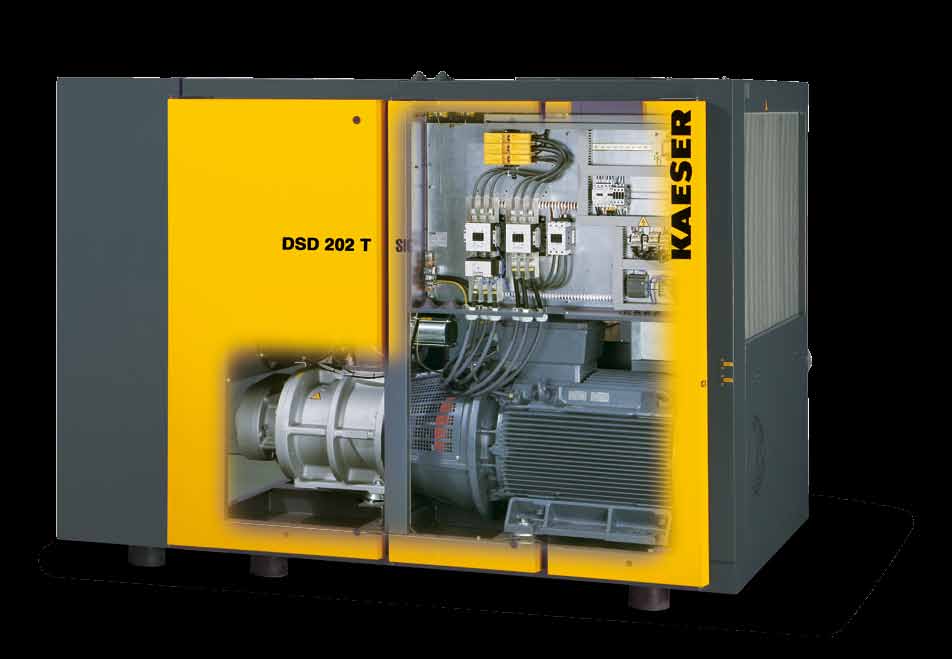 DSD T Med kompakt køletørrer Effektiv centrifugalseparator En centrifugaludskiller med et elektroniskstyret