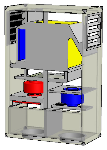 Tag monteret aggregat DTAX Tegningen ovenfor viser konstruktion af et tag aggregat (DTAX-1) DTAX 1 Bredde Længde Højde Ventilator (afkast) Tilslutning indtag Vægt Volumenstrøm M 3 /h SEL kw/m 3 /h