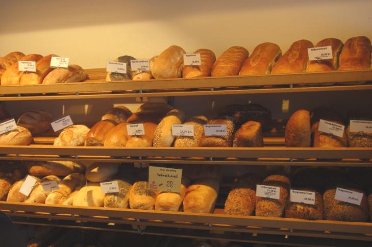 Der er ikke så mange bagere, der viser deres brød eller udvalg af brød i