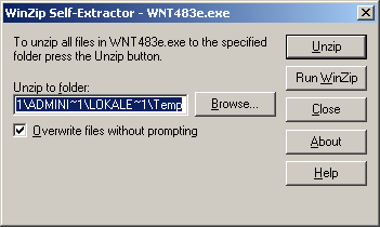 2.1 Novell v.4.83 til NT/2000/XP: 1) Man downloader klienten, eller får den udleveret af sin netværksadministrator på en cd.