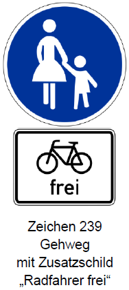 4. Tyskland I det følgende er regler, praksis og undersøgelser vedrørende cykelfaciliteter i Tyskland forsøgt beskrevet. 4.1 Regler I Tyskland angiver Straßenverkehrs-Ordnung (StVO) færdselsreglerne.