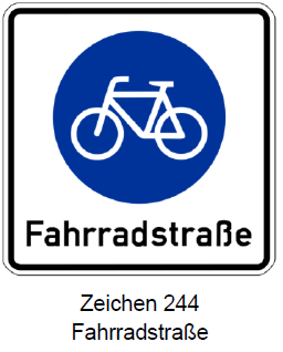 ster i begge færdselsretninger, men cyklister mod færdselsretningen skal ikke benytte denne sti, da de lovligt kan vælge at cykle på kørebanen i den anden side af vejen.