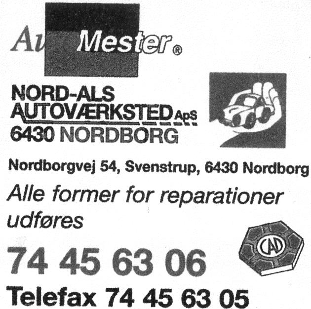 11 MATAS NORDBORG ApS Stationsvej 8 - Nordborg - Tlf. 74451711 Skal der festes?