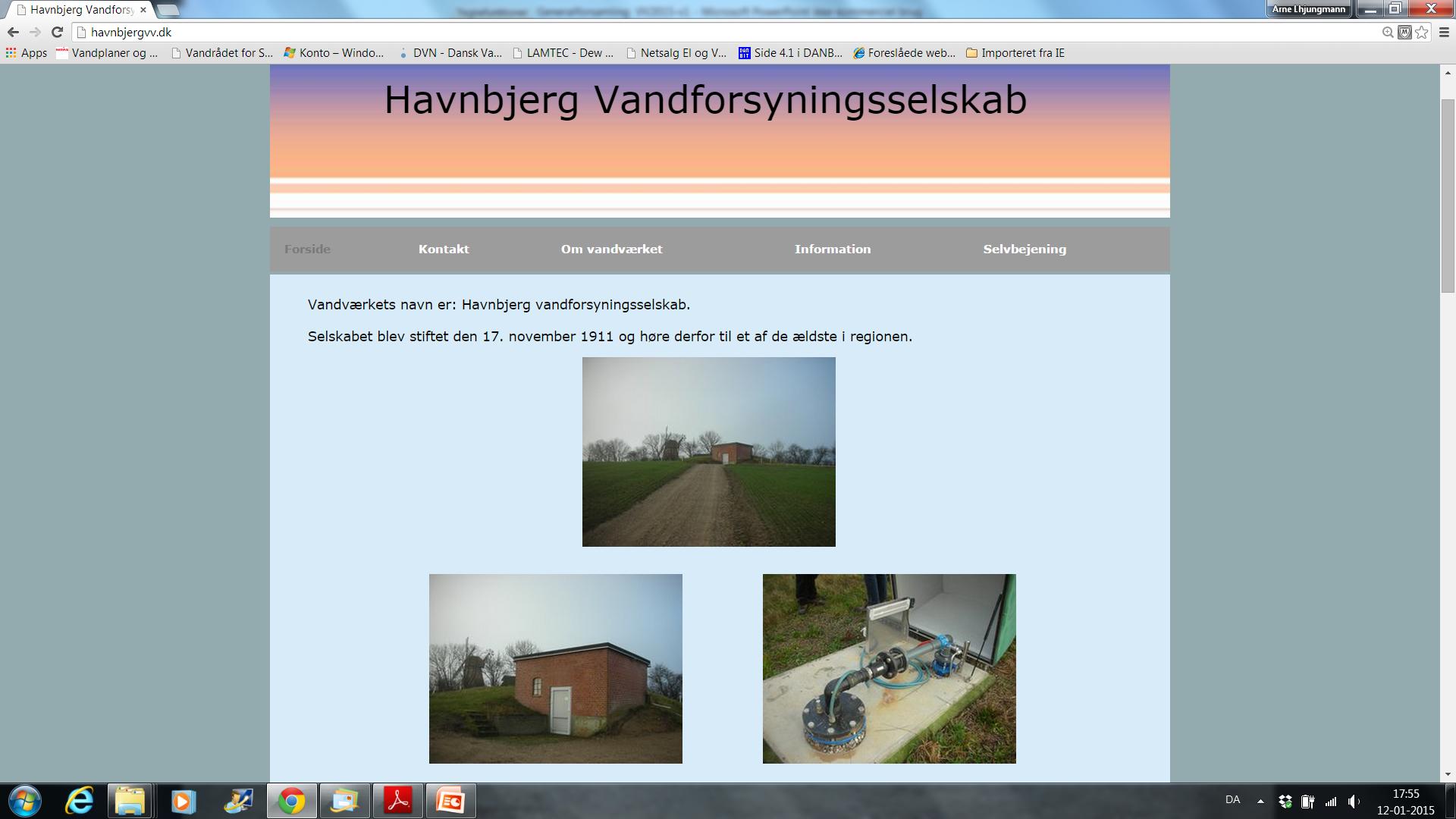 Hjemmeside Kommunen har fremsat krav om at alle almene vandværker i kommunen
