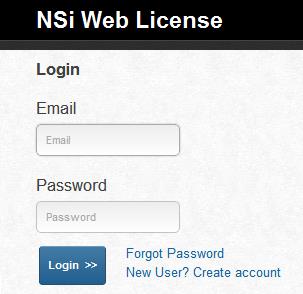 LICENSERING 6. Klik på Web License (Weblicens) Figur 78. License Manager Weblicens 7. Du bliver henvist til følgende websted: https://weblicense.nsius.com.