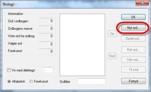 Bogbyggeren kan åbnes direkte ved at gå i Start menuen og klikke på mappen ViseOrd. Klik derefter på programgenvejen Bogbygger.