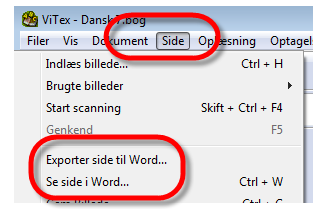Færre ikoner i ViTex programmet Der er efter opdateringen forsvundet en del ikoner fra ViTex programfladen, funktionerne for disse kan findes ved at bruge menuerne for over i programmet.