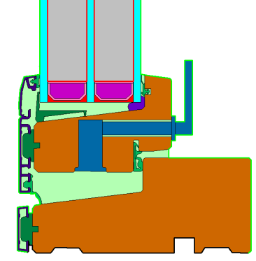 Betydningen af konvektionsforhold Betydning af konvektionsforhold kan kun vurderes ved gennemførelse af detaljerede CFDberegninger eller eksperimentelt. I det tidligere nævnte erhvervs-ph.d. er der udført forsøg med forskellige indbygningsforhold, hvor vinduets placering i vindueshullet er varieret og, hvor der er ændret på bundkarmens udformning.