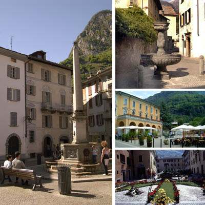 The present urban settlement of Chiavenna must be traced back to the Middle Ages: "customs" in the post-carolingian Italian Kingdom, the town is typified by a grand lay-out which made it an important