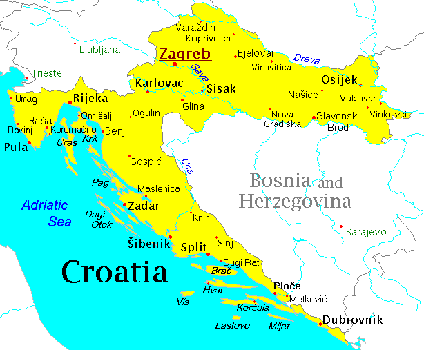 1. Generelt om sejler-kroatien Omkring 4000 kilometer kystlinje 1185 øer, rev og klipper 50 større marinaer langs hele kysten Utallige ankerbugter, små havne og anløbssteder Meget stor og veldreven