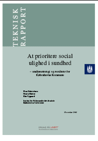 Risikofaktorer og social ulighed i sundhed Andel af den sociale ulighed og af gennemsnittet af sygdomsbyrden som kan tilskrives specifikke sygdomårsager Finn Diderichsen (2006) Københavnske data
