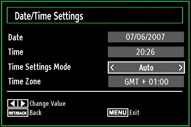 When finished with editing, press GREEN button to save. You can press MENU button to cancel. Deleting a Timer Select the timer you want to delete by pressing or button. Press RED button.