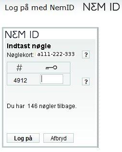 Log på med NEM-ID Dette er hvad du skal gøre hver gang, du skal bruge NEM-ID. 1. Start internettet og indtast www.borger.dk i adressefeltet øverst til venstre. 2.