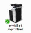 Opret ny printer Vælg -> Opret ny printer Printerplacering: Her skrives hvor printeren er placeres fysisk. Tryk - GEM. Printeren er nu oprettet og kan ses på Min side -> Standardprinter.