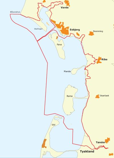 Sanering af kyster, strande, og havne i Esbjerg, Fanø, Tønder, Varde Kommune og Kreis Nordfriesland Bilagsdel