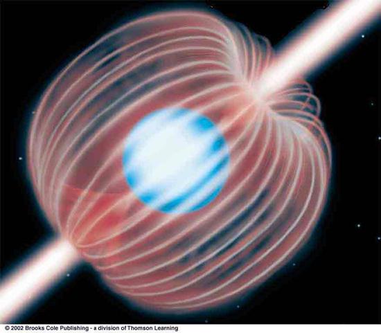 Neutronstjerner Egenskaber for neutronstjerner Radius 10-80 km Masse 1,4 M sol 3M sol g~10 12 m/s 2 Ekstremt varme, 2-3