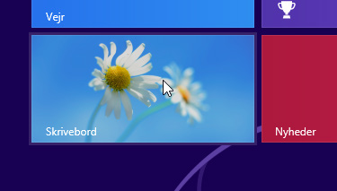 Apps (programmer) i venstre halvdel af skærmbilledet herunder, er dem som var der fra start i Windows 8-brugerfladen, mens apps i højre halvdel af skærmbilledet på billedet herunder er programmer,