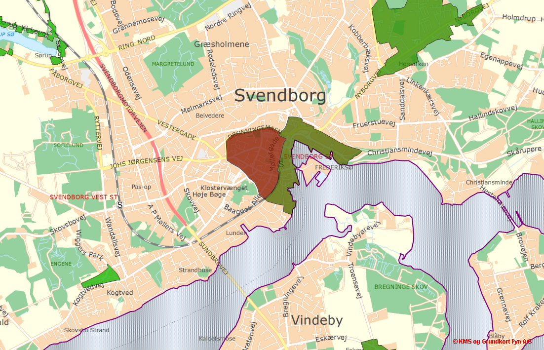 Skader på bygninger Svendborg Kommune har beregnet, at skadesrisikoen pr. m2 kloakopland ligger fra 0,1 kr. til 24,70 kr. For et kloakopland på 10.