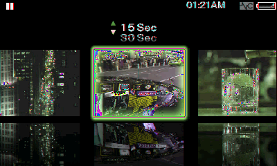 63 Afspilning af videoer Gå til videoafspilningsskærmen, og tryk på knappen OPTION/PWR OFF. Vælg [Scene Scroll]. Skærmen til at rulle gennem scener vises.