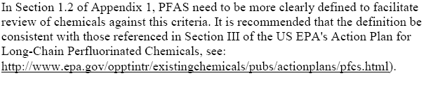Answer: Nordic Ecolabelling s definition of PFAS is built on the definition used in OECD, but it is broader in order to cover the whole range of possible problematic poly- and perflourinated