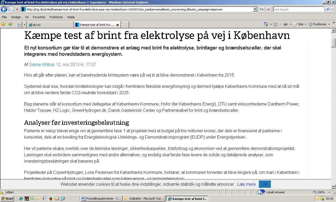 Bilag 5 Kommunikation til eksterne interessenter - Artikel i Ingeniøren.dk, 13. november 2013, skrevet af Sanne Wittrup - Artikel i DTU Avisen nr.